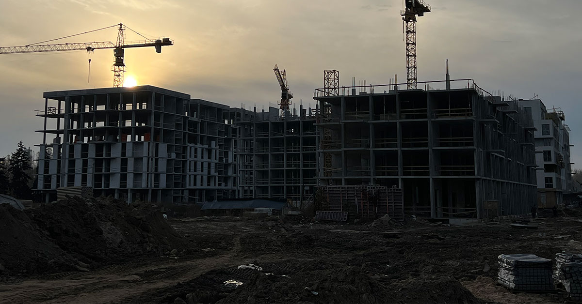 Хід будівництва «Файна Таун» – листопад 2022 року (фото)